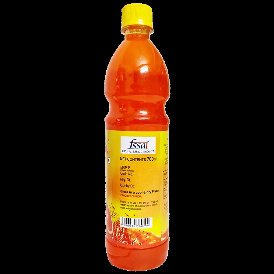 Apollo Orange Squash - Refreshing Drink