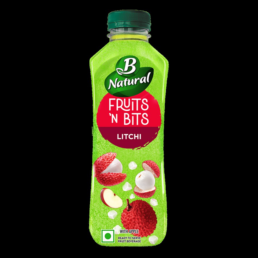 B Natural Fruits 'N Bits Drink - Litchi With Apple