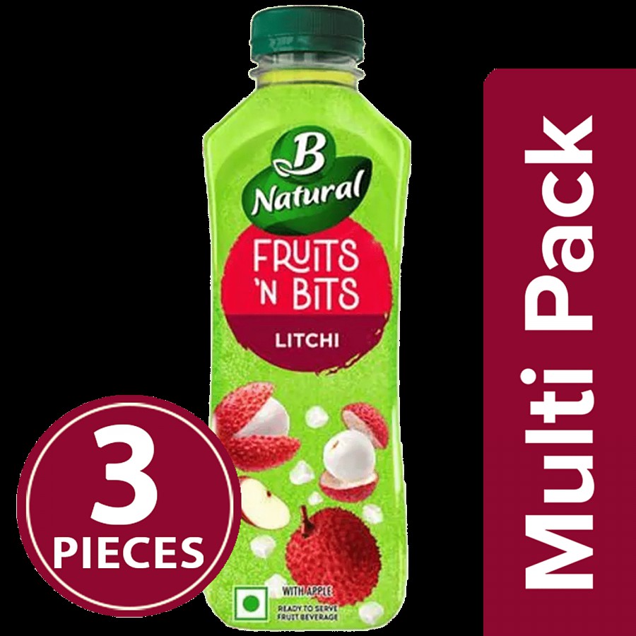 B Natural Fruits 'N Bits Drink - Litchi With Apple