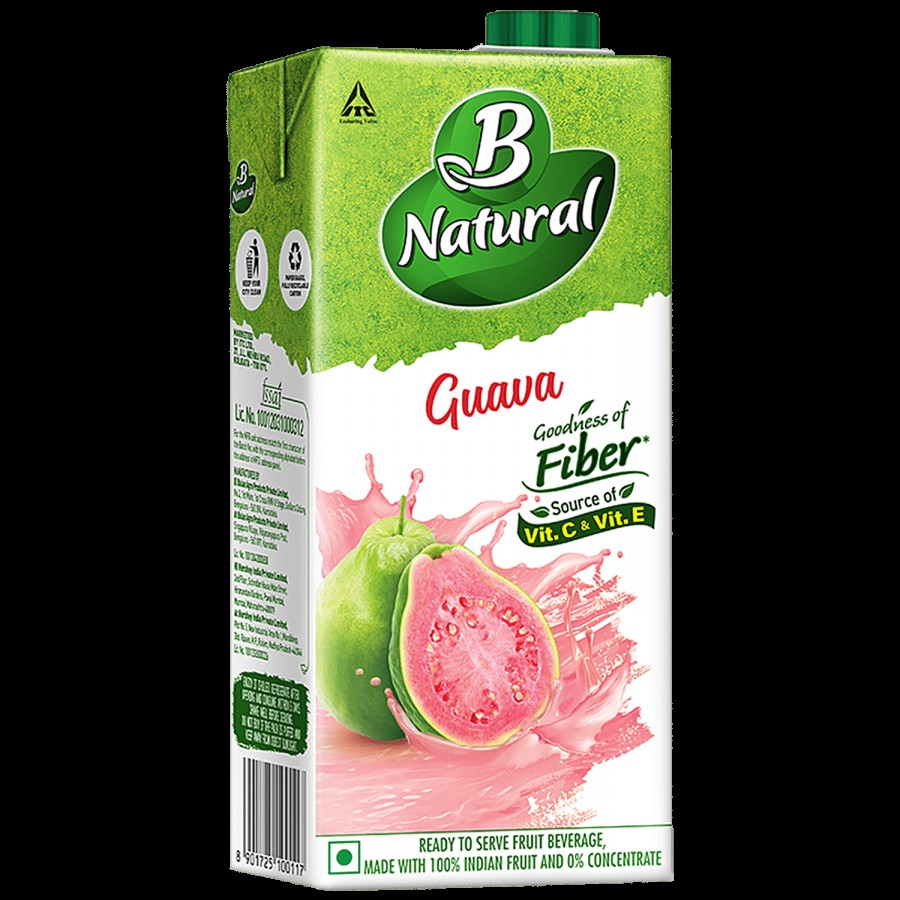 B Natural Guava Juice - Rich In Fibre