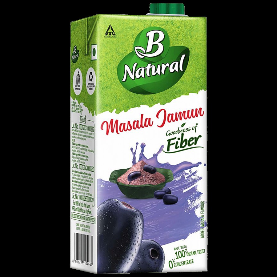 B Natural Masala Jamun Juice - Rich In Fibre