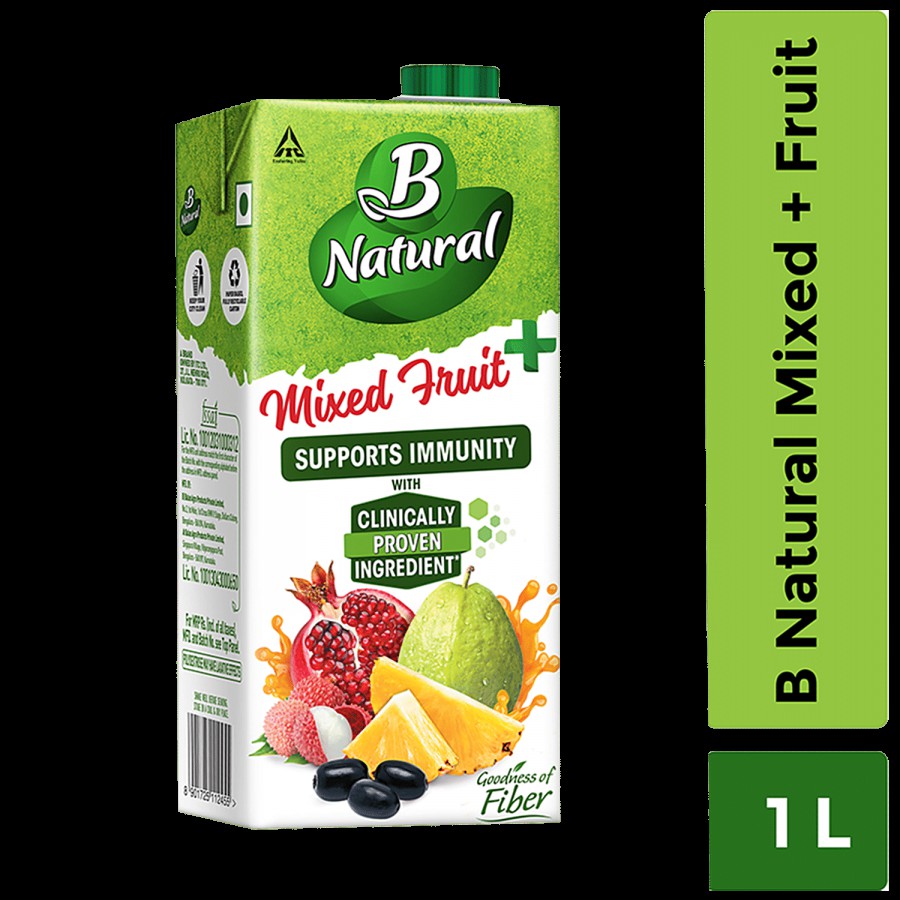 B Natural Mixed Fruit+ Juice