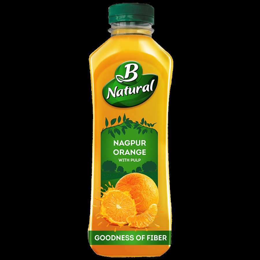 B Natural Nagpur Orange - With Pulp Juice