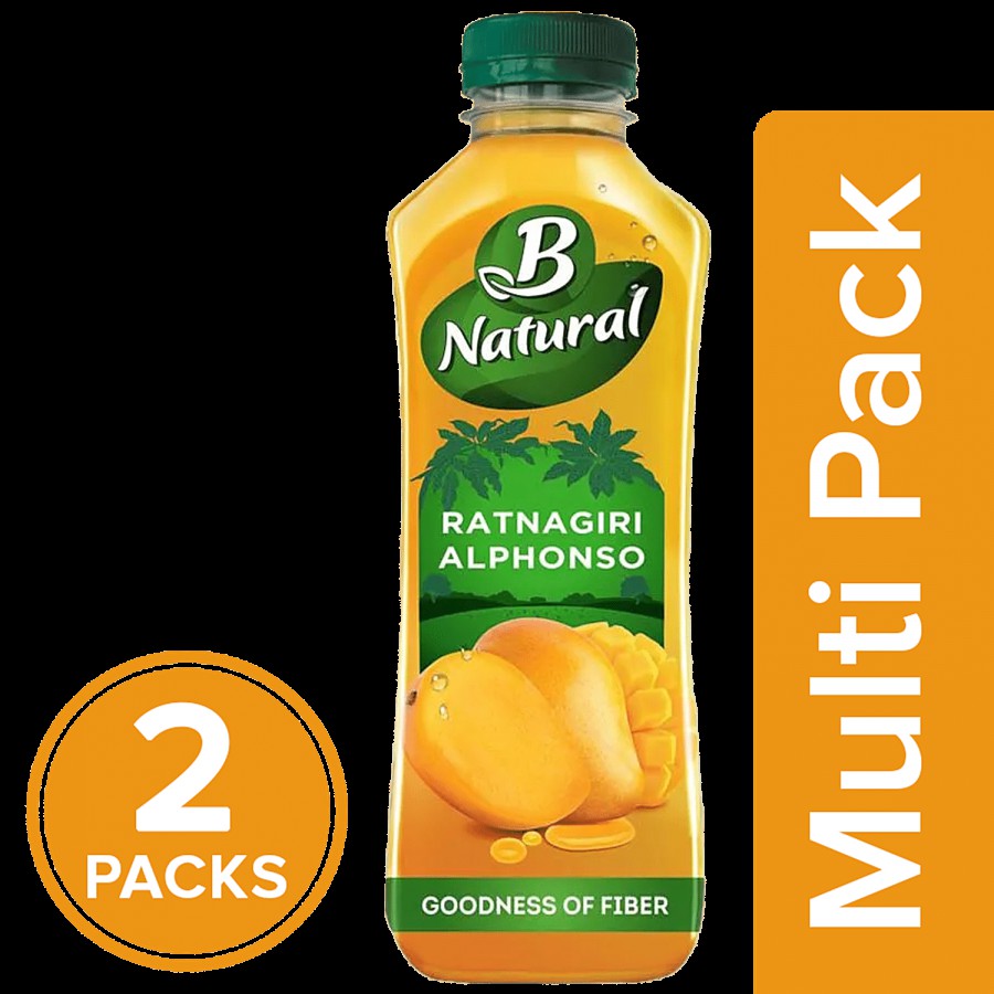 B Natural Ratnagiri Alphonso Mango Juice - Goodness Of Fiber