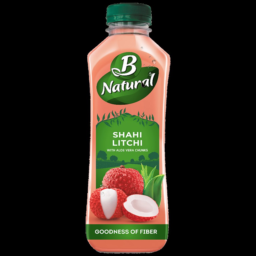 B Natural Shahi Litchi Juice With Aloe Vera Chunks