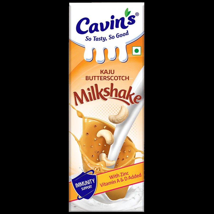 Cavins Kaju Butterscotch Milkshake - With Zinc