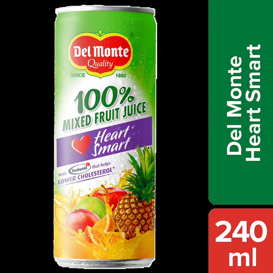 Del Monte  100% Mixed Fruit Juice With Reducol That Lowers Cholesterol