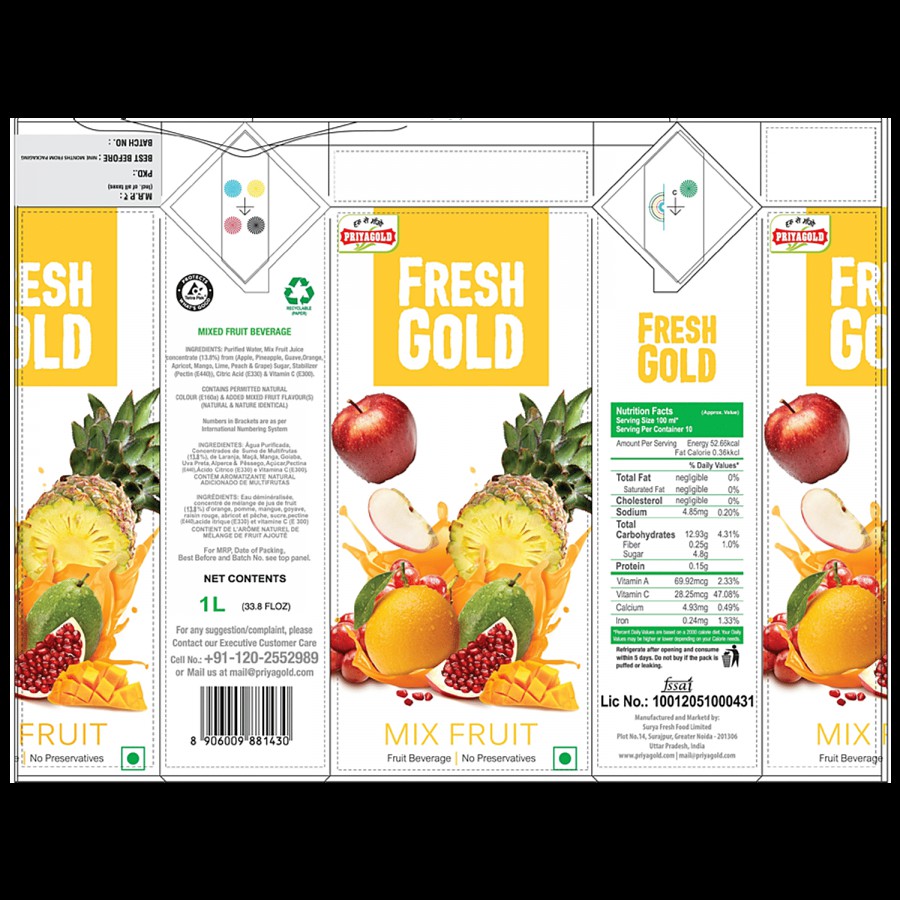 Freshgold Juice - Mix Fruit