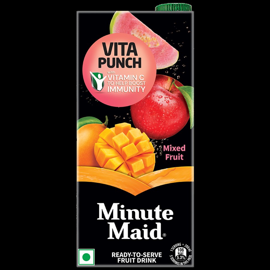 Minute Maid  Vita Punch Mixed Fruit Drink - With Vitamin C To Help Boost Immunity