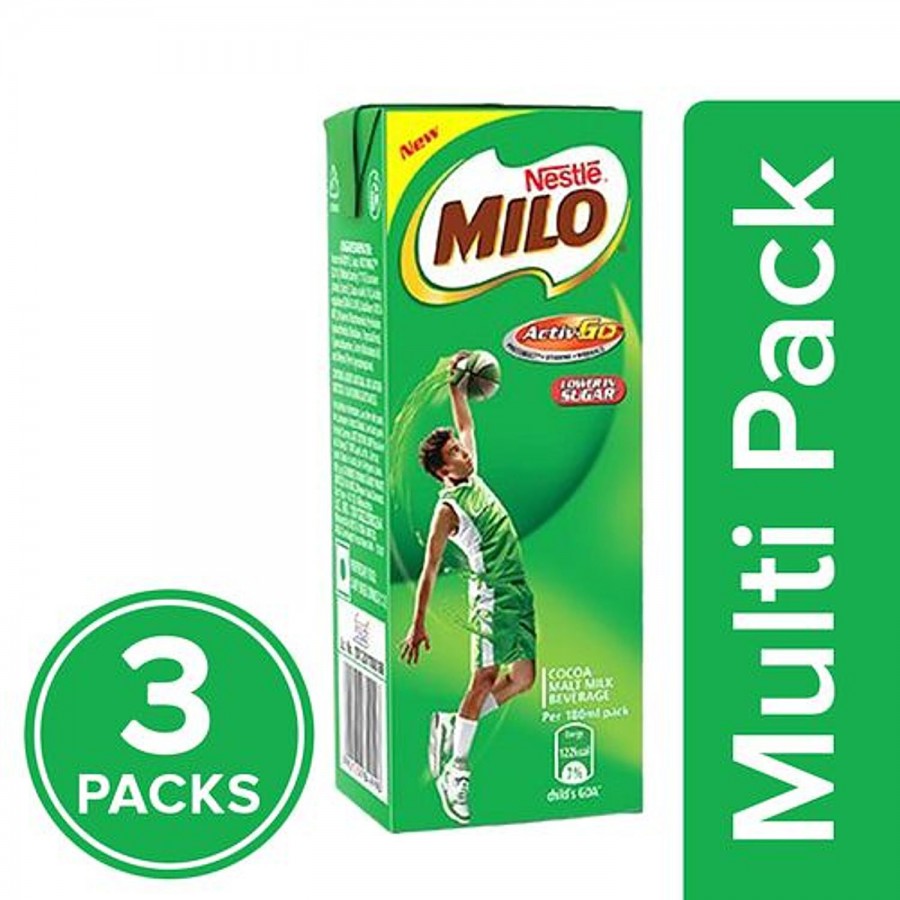 Nestle  Milo RTD Cocoa Malt Drink With Millets - Chocolate Flavour