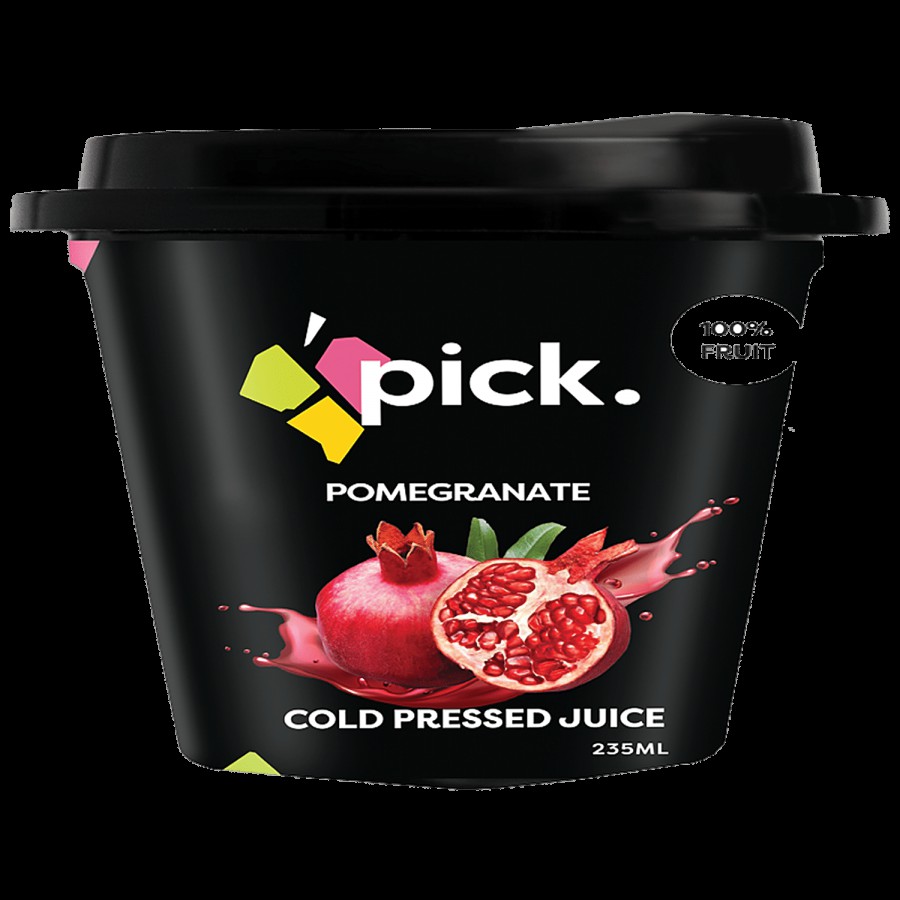 PICK Pomegranate Cold Pressed Juice - May Help Manage Blood Pressure