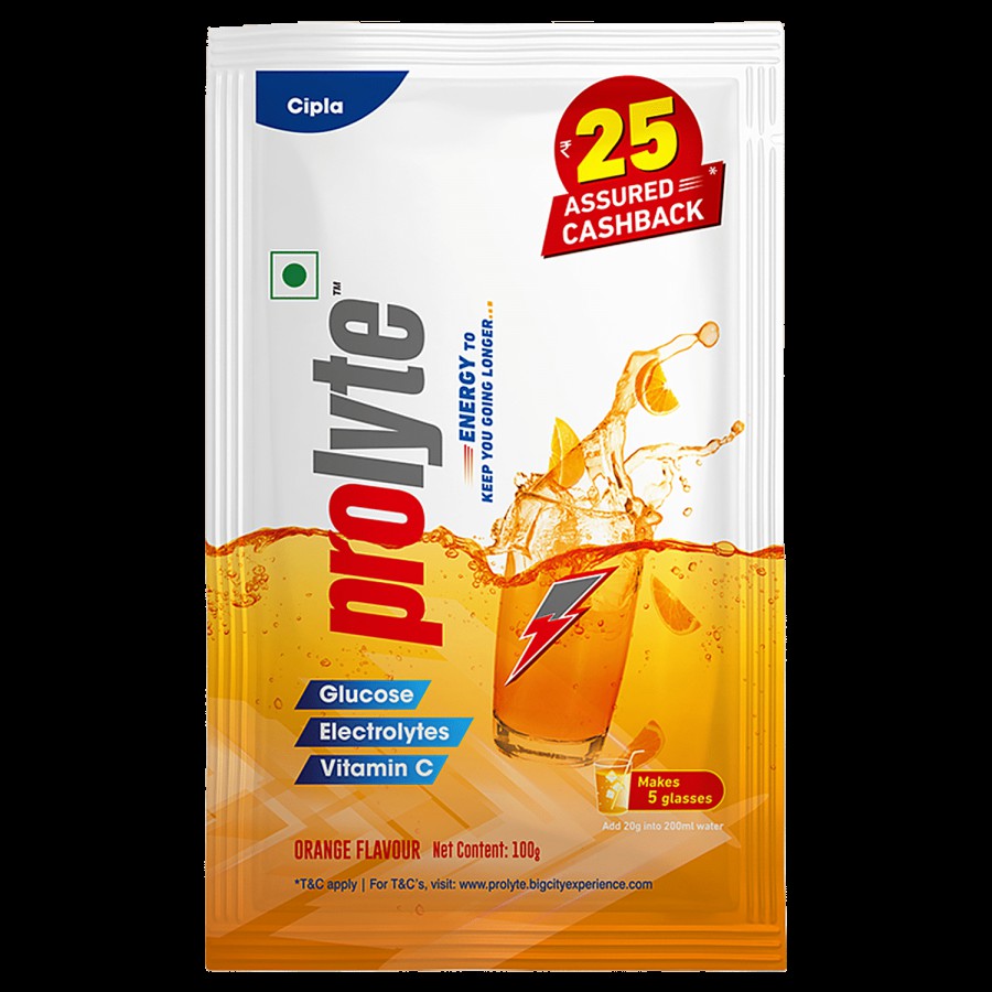 PROLYTE Orange Powder - Electrolyte & Vitamin C