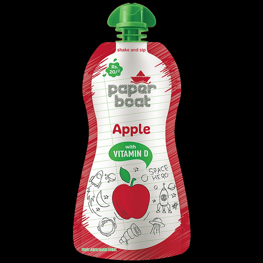 Paper Boat Apple Juice - Rich In Vitamin D