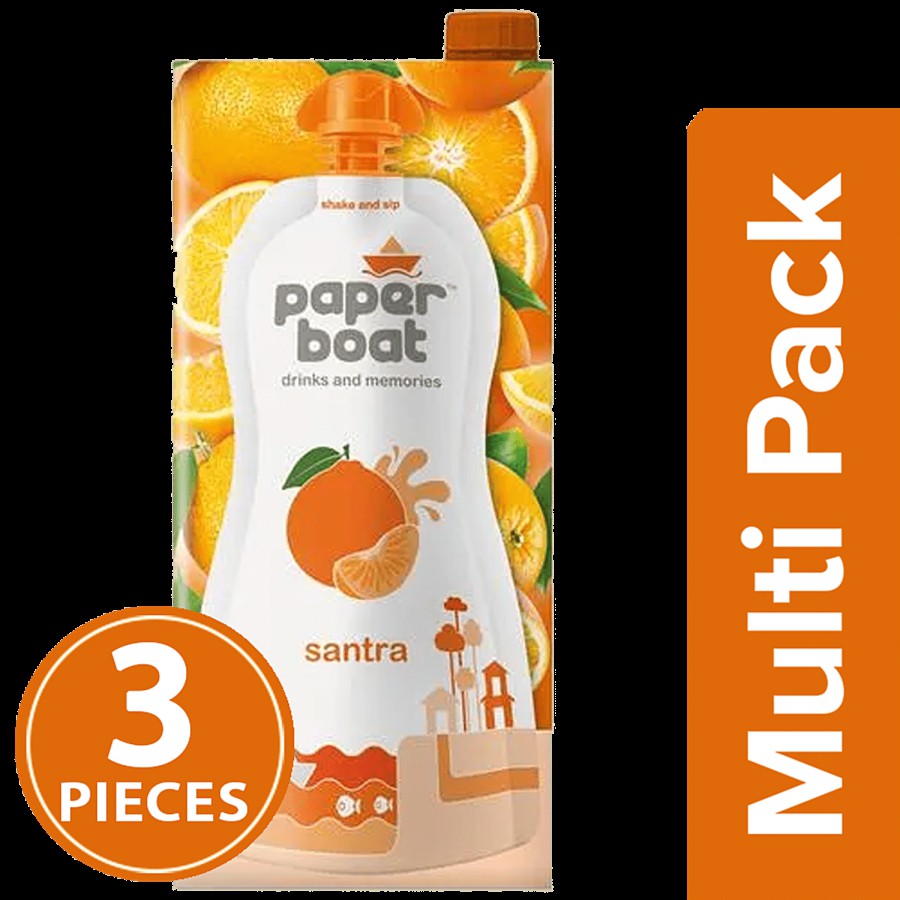 Paper Boat Fruit Juice - Orange Drink