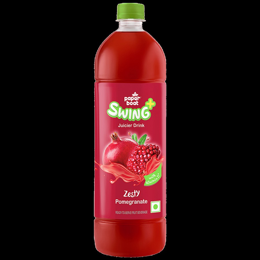 Paper Boat Swing Juicier Drink With Vitamin D - Zesty Pomegranate