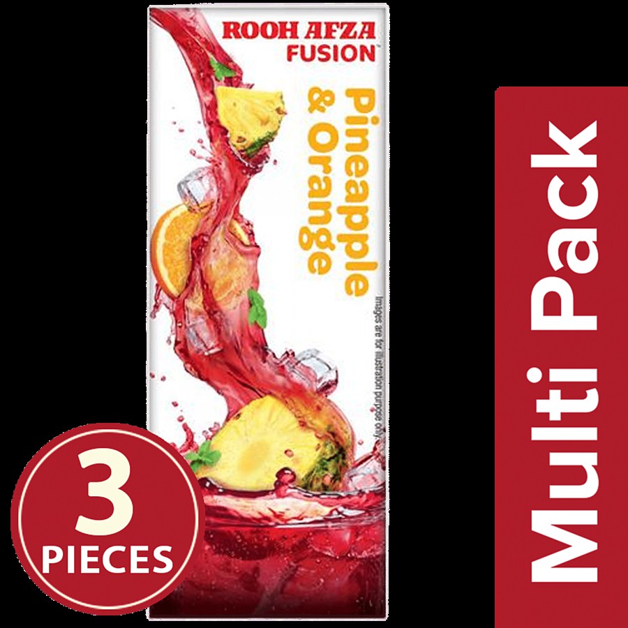 Rooh Afza Fusion Fusion - Pineapple + Orange