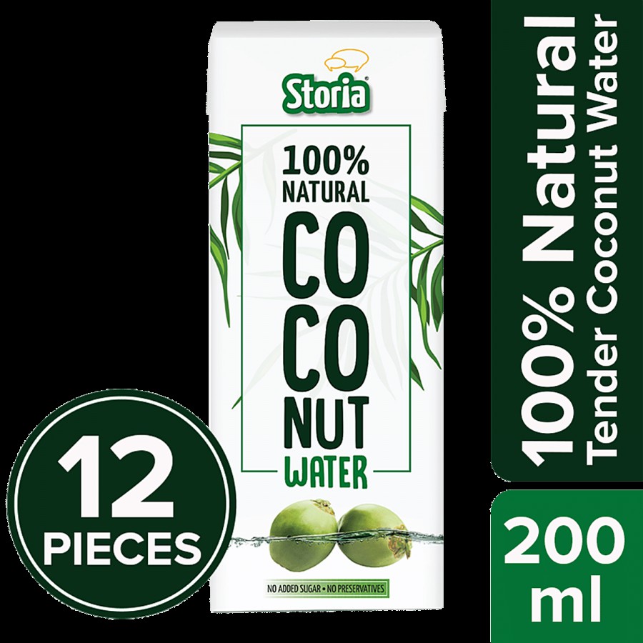 Storia Coconut Water - 100% Natural With No Added Sugar