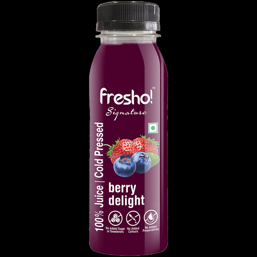 fresho! Signature Berry Delight Juice - 100% Cold Pressed