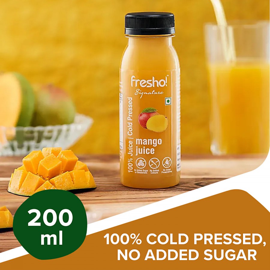 fresho! Signature Mango Juice - 100% Cold Pressed