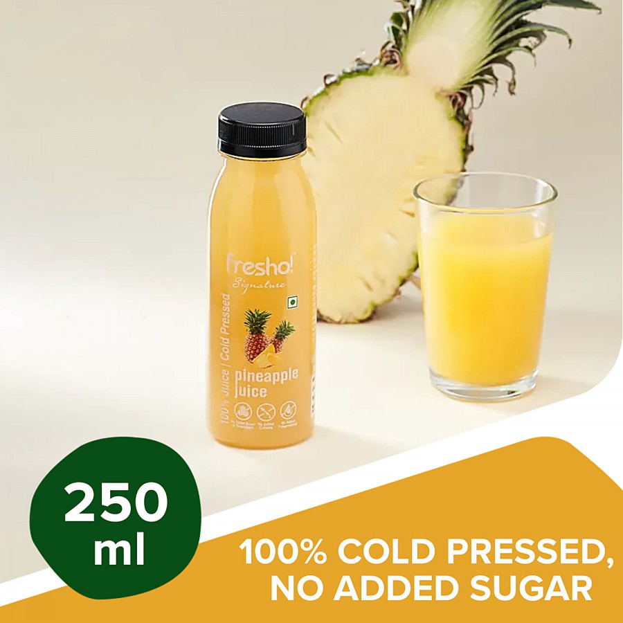 fresho! Signature Pineapple Juice - 100% Cold Pressed