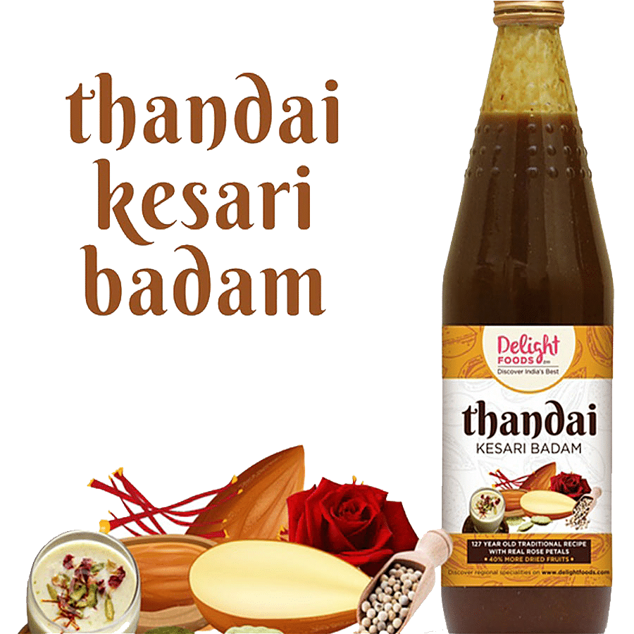 Delight Foods Delight Foods thandai-kesar-badam 750 ml