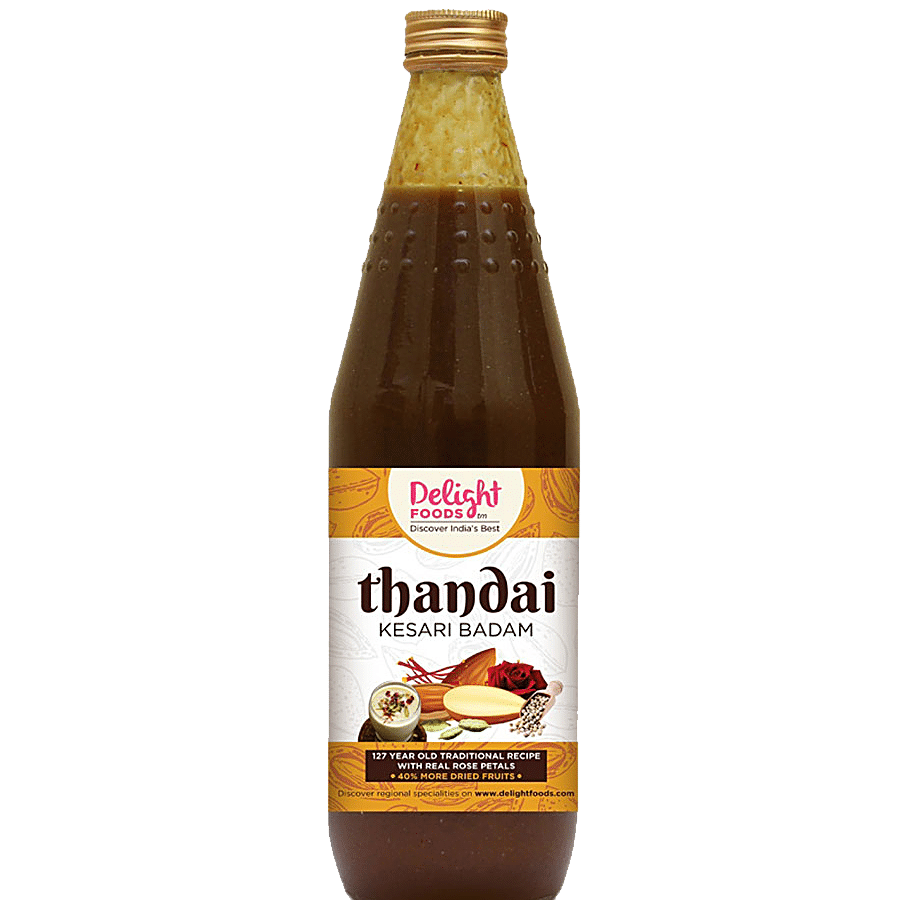 Delight Foods Delight Foods thandai-kesar-badam 750 ml