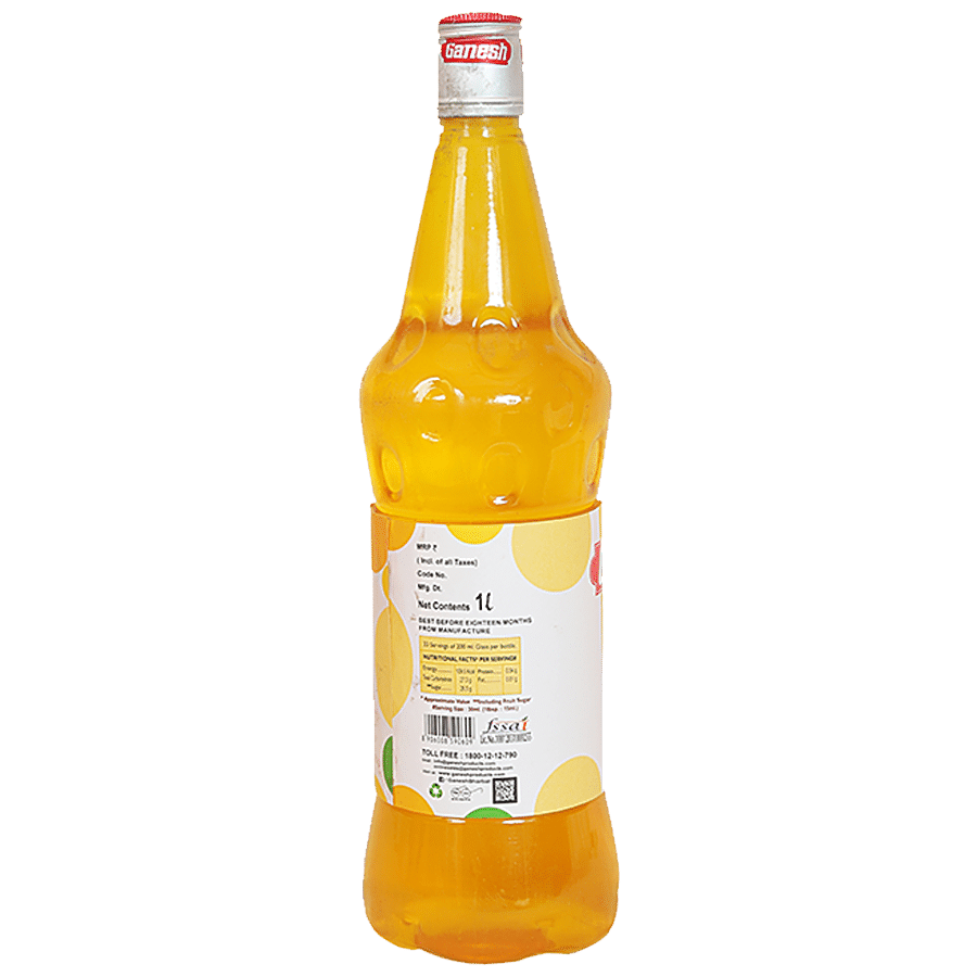 Ganesh Sharbat Fruit Drink - Pineapple