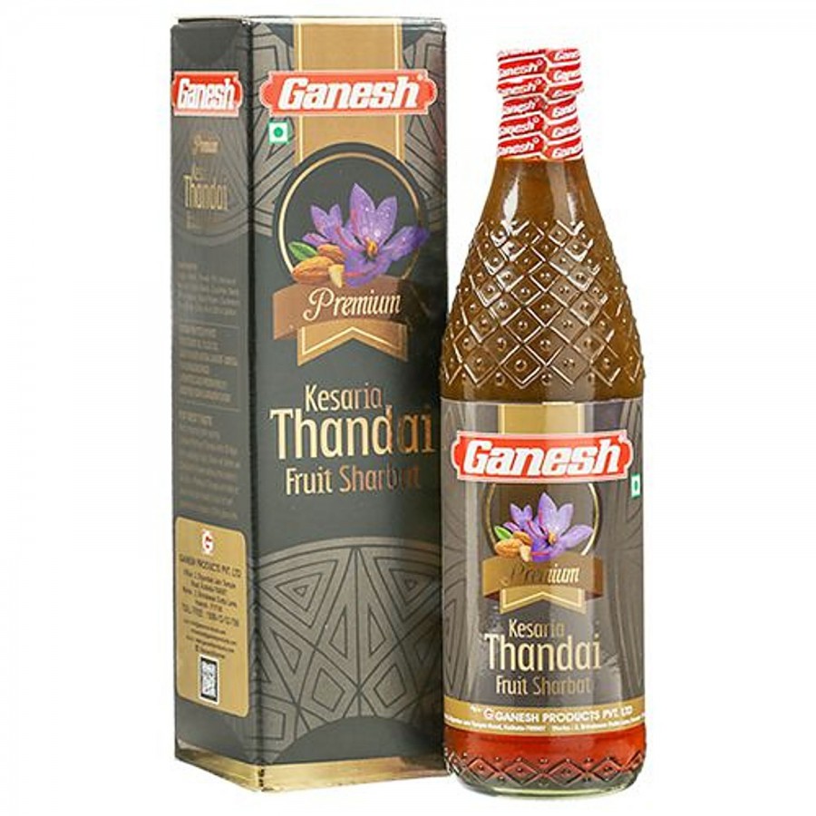 Ganesh Sharbat Fruit Sharbat - Premium Kesaria Thandai