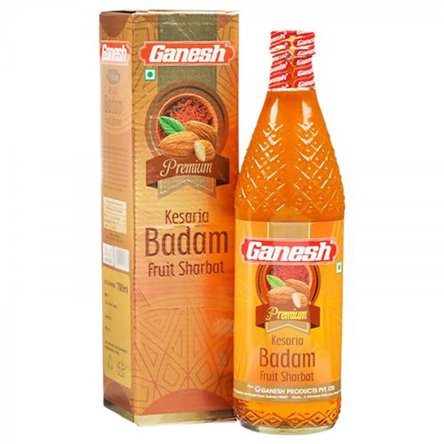 Ganesh Sharbat Sharbat - Premium Kesaria Badam Fruit