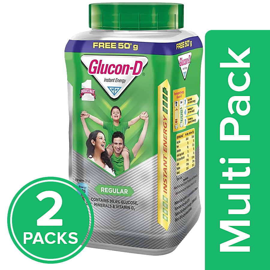 Glucon-D Instant Energy Nutrition Drink - Regular