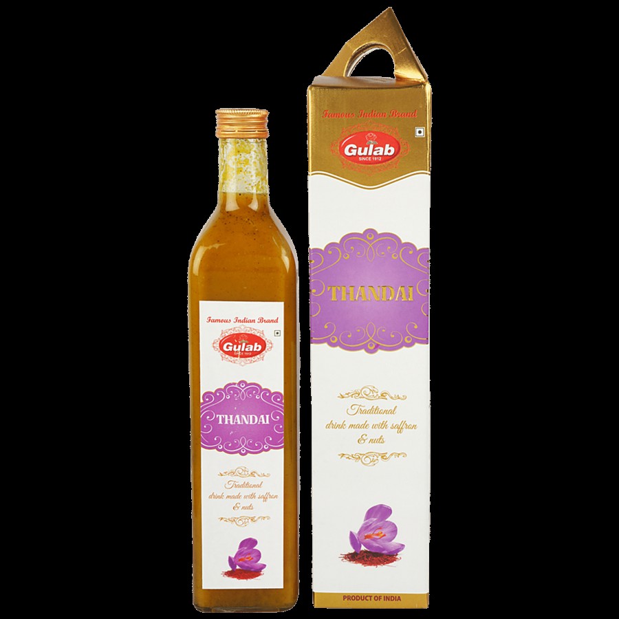 Gulab Sweets Gulab Sweets thandai-traditional-drink-made-with-saffron-nuts 750 ml