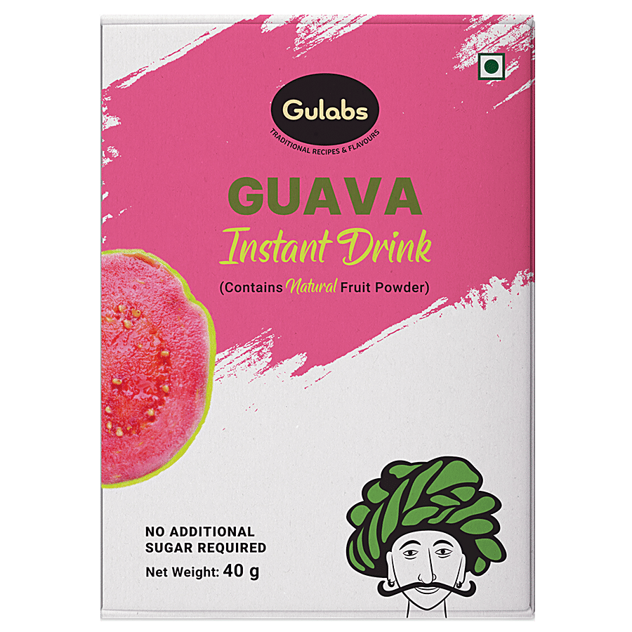 Gulabs Instant Drink Mix - Guava