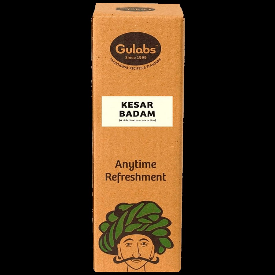 Gulabs Kesar Badam Syrup