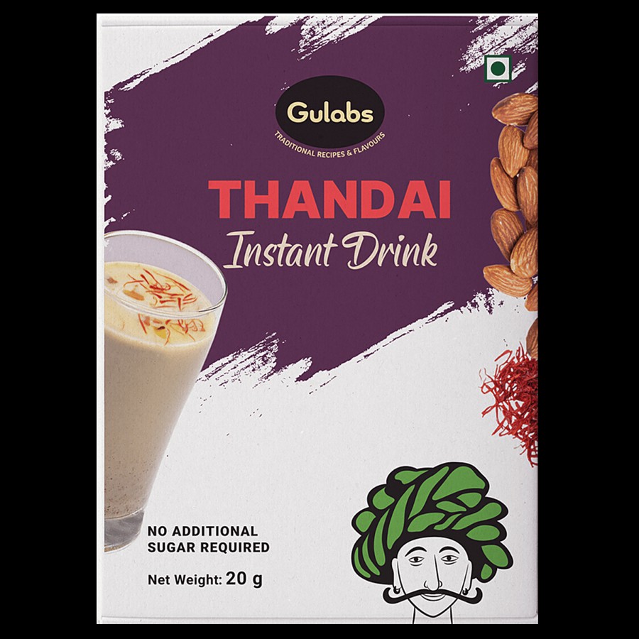 Gulabs Natural Thandai Powder