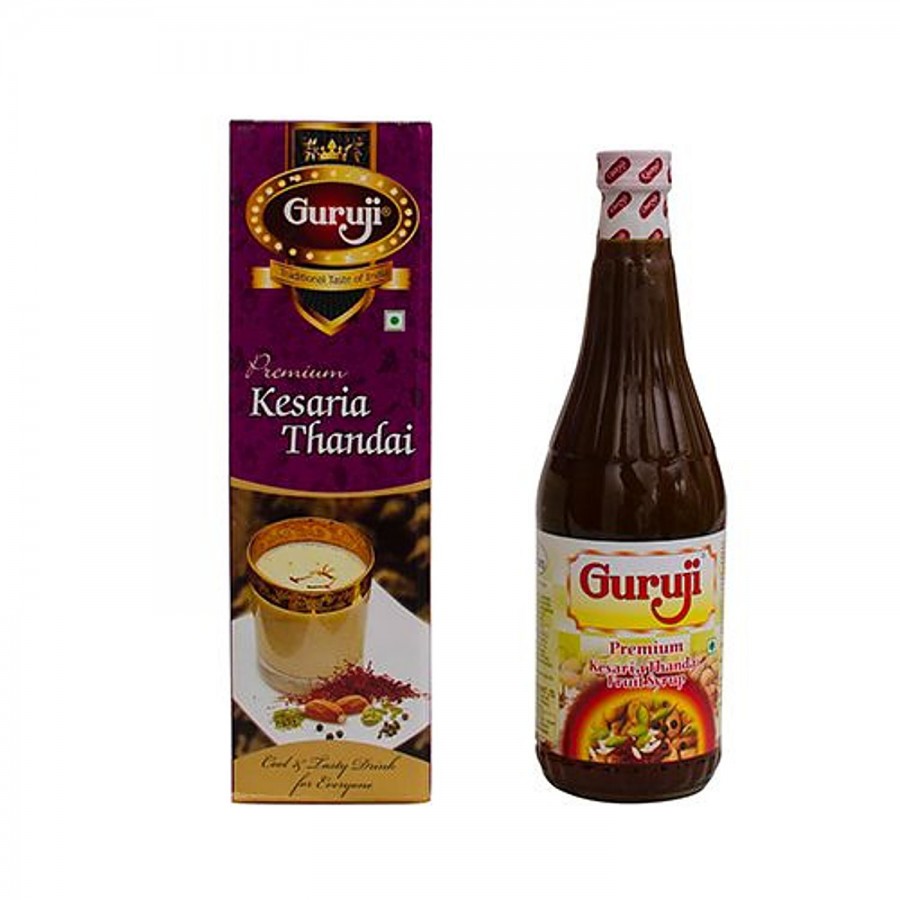 Guruji  Syrup - Kesaria Thandai Premium