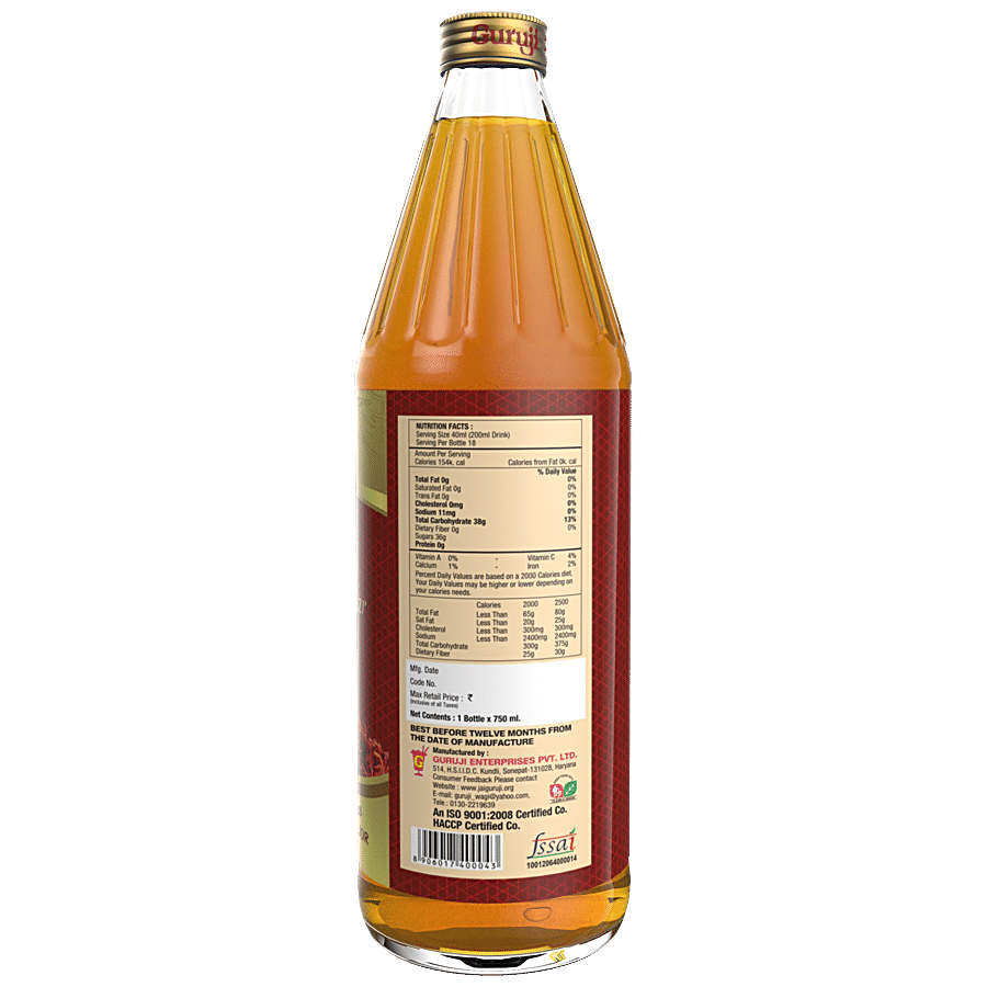 Jai Guruji Badam Kesar Dry Fruit Syrup