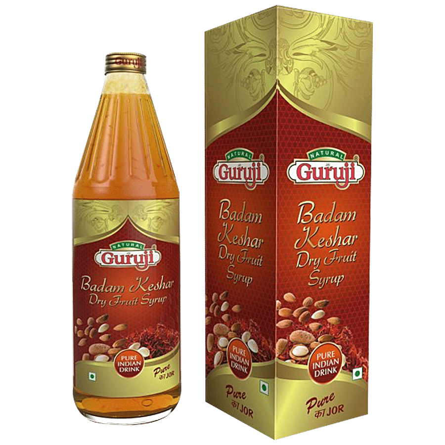 Jai Guruji Badam Kesar Dry Fruit Syrup