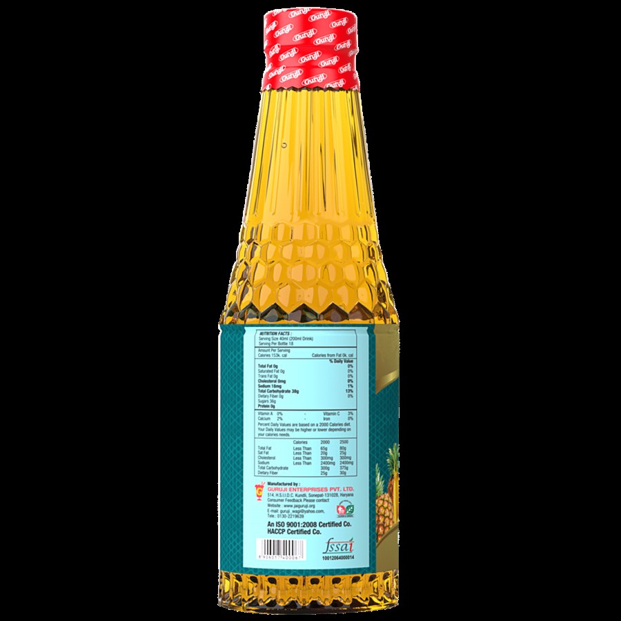 Jai Guruji Pineapple Fruit Syrup