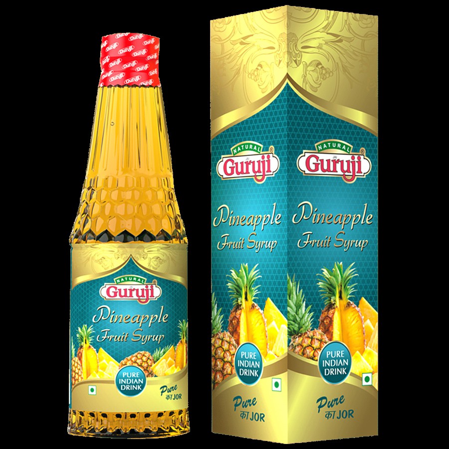 Jai Guruji Pineapple Fruit Syrup