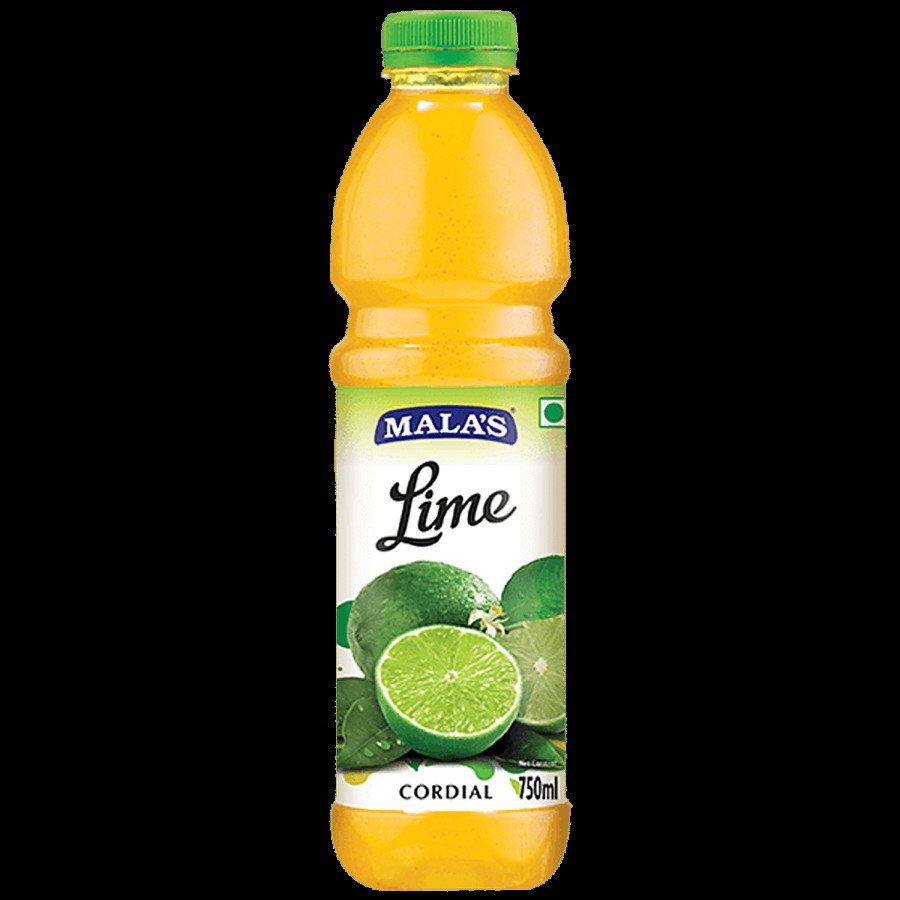 Malas Lime Cordial - Tangy & Refreshing Flavour