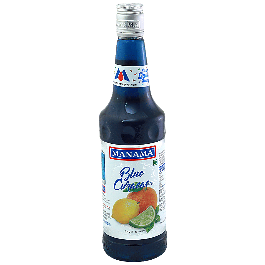 Manama Blue Curacao Fruit Syrup