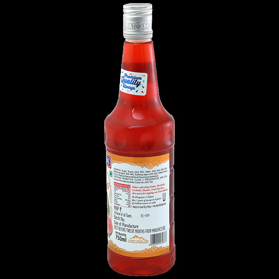 Manama Pink Guava Fruit Syrup