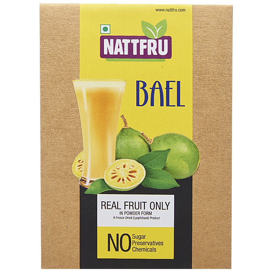 Nattfru Nattfru bael-fruit-juice-powder-real-fruit-only-no-added-sugar 60 g Sachet