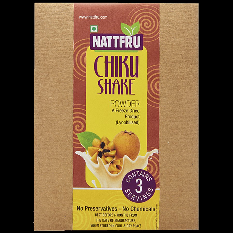 Nattfru Nattfru chiku-shake-powder 90 g Sachet