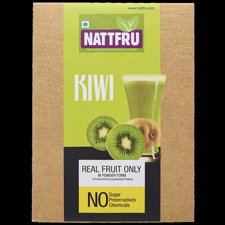 Nattfru Nattfru kiwi-fruit-juice-powder-real-fruit-only-no-added-sugar 45 g Sachet