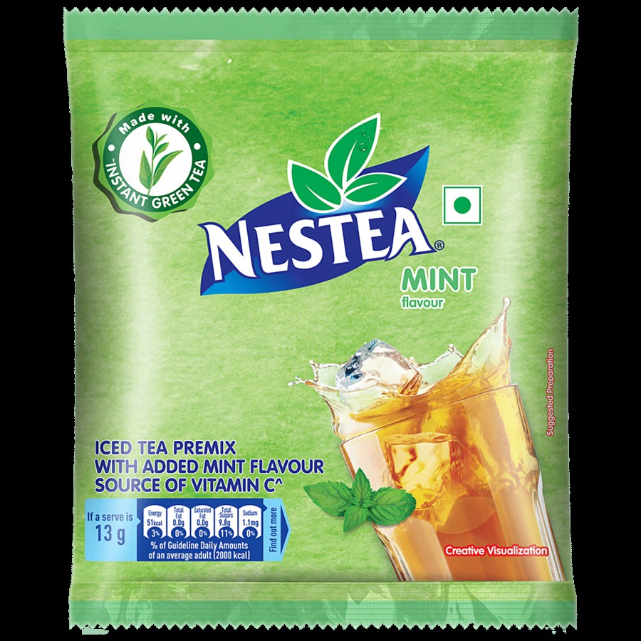 Nestle  Nestea Instant Iced Tea - Green Tea Mint Flavour