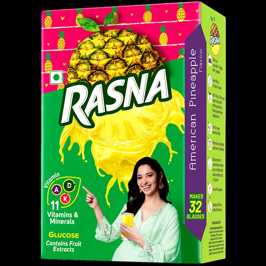 Rasna Fruit Fun - American Pineapple