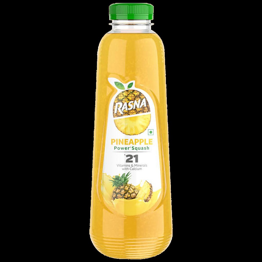 Rasna Fruit Plus 21 - Pineapple Power Squash