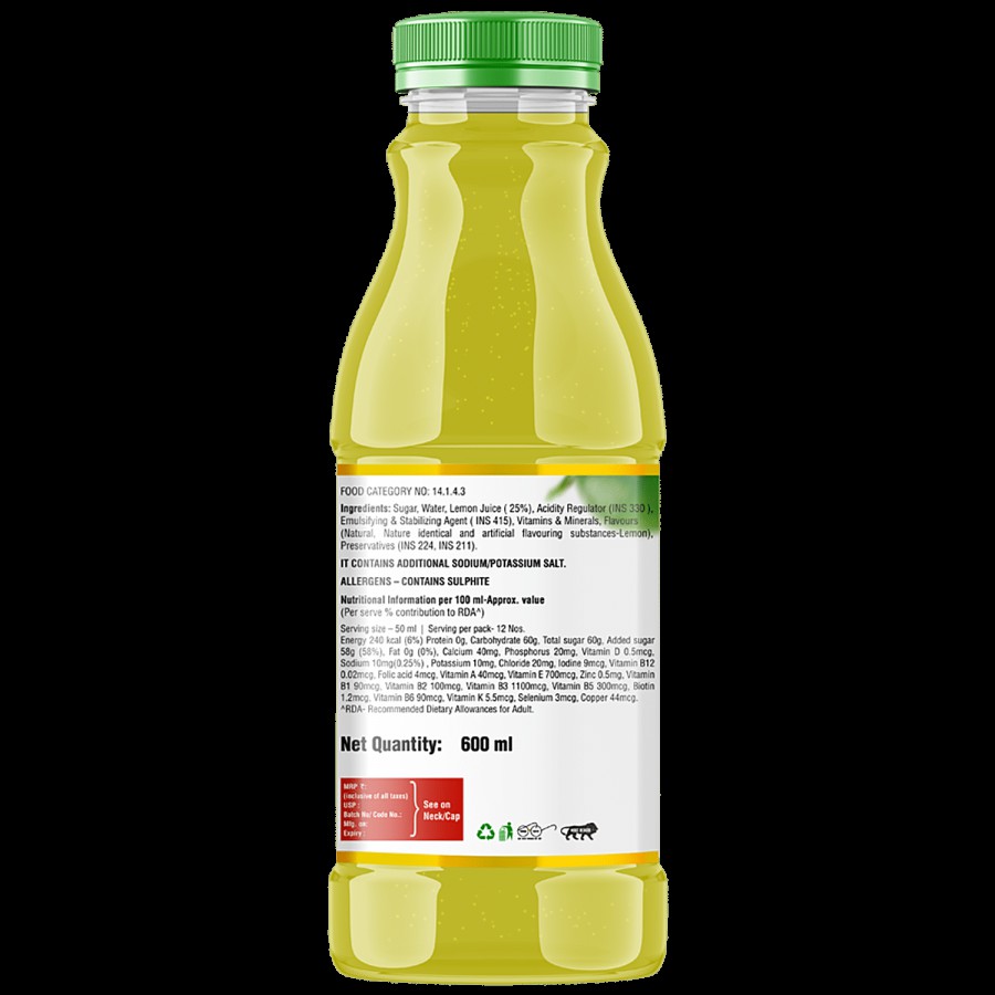 Rasna Lemon Power Squash