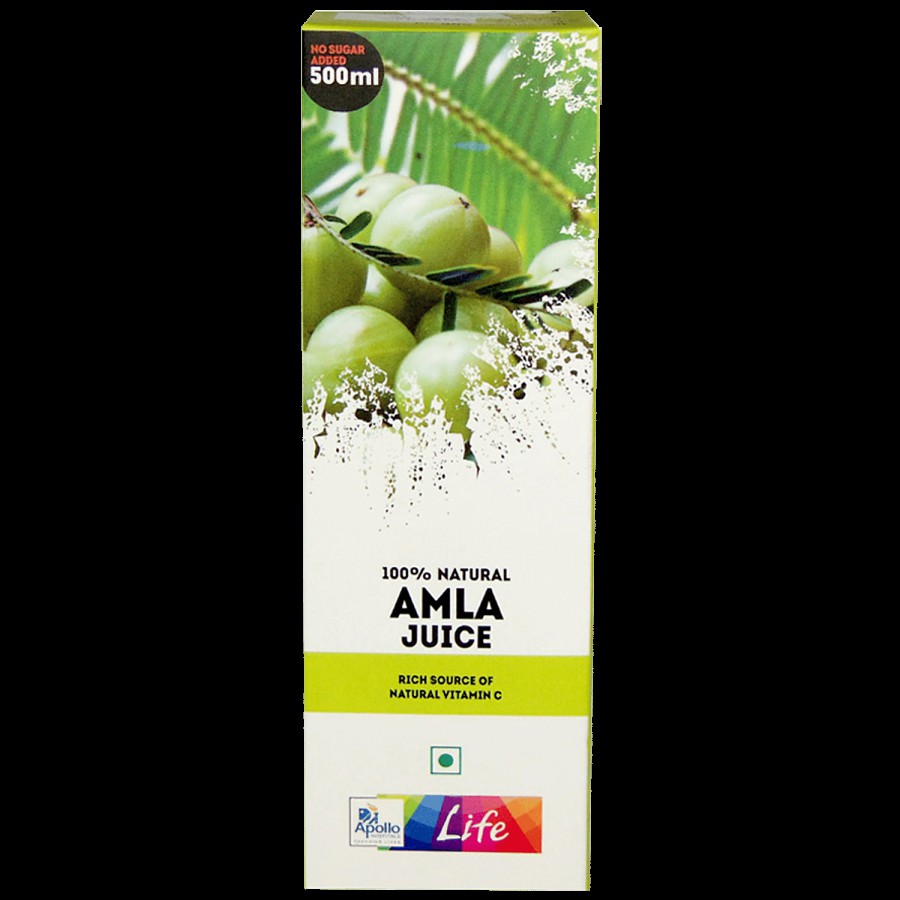 Apollo Pharmacy Amla Juice - 100% Natural